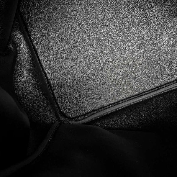 エルメス ハンドバッグ オータクロア40 ブラック/シルバー金具 トゴ B刻印 HERMES バッグ 黒