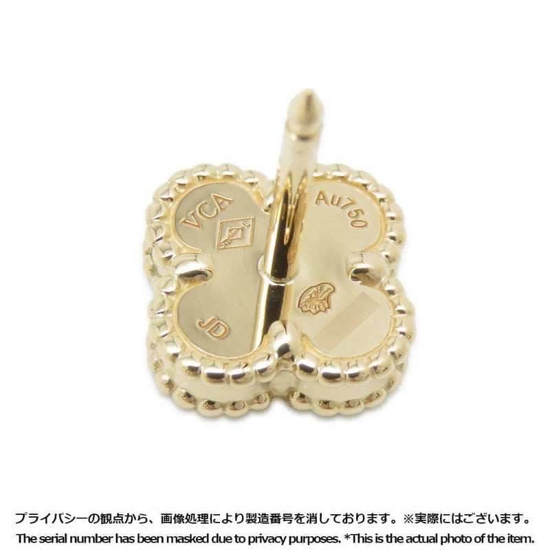 ヴァンクリーフ&アーペル ピアス スウィート アルハンブラ ピアス オニキス K18YGイエローゴールド VCARA44900 ジュエリー