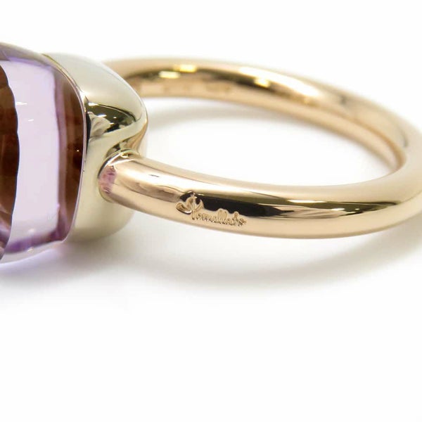 ポメラート リング ヌード クラシック アメシスト ローズ・ド・フランス K18PG/K18WG サイズ55 Pomellato 指輪 ジュエリー