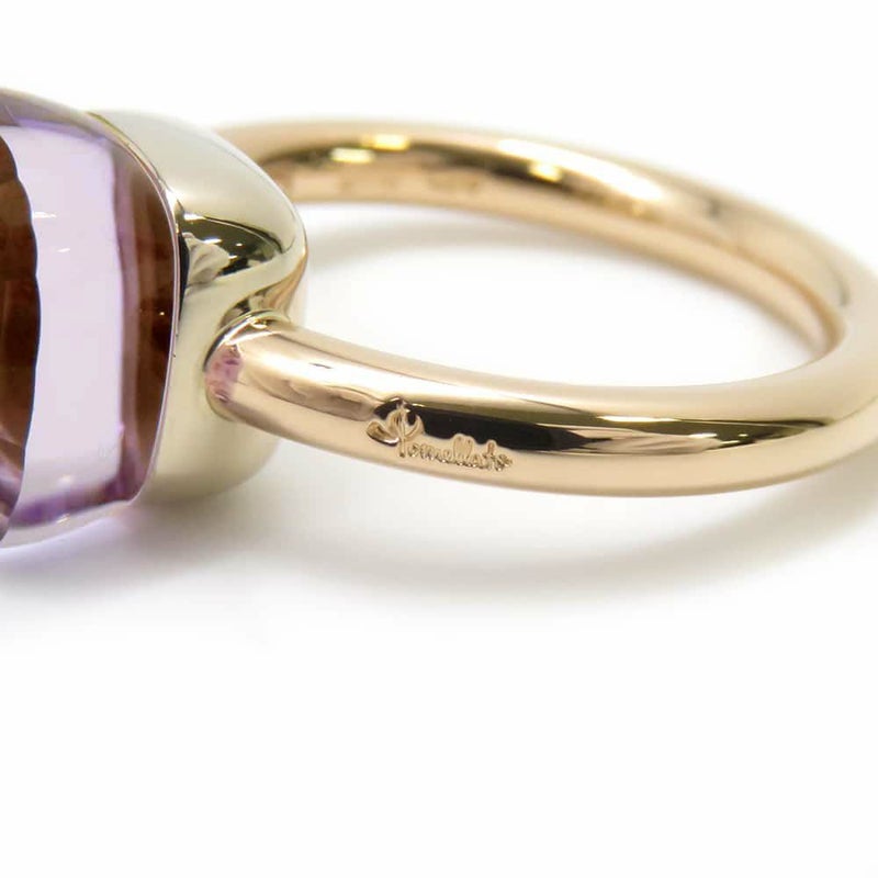 ポメラート リング ヌード クラシック アメシスト ローズ・ド・フランス K18PG/K18WG サイズ55 Pomellato 指輪 ジュエリー