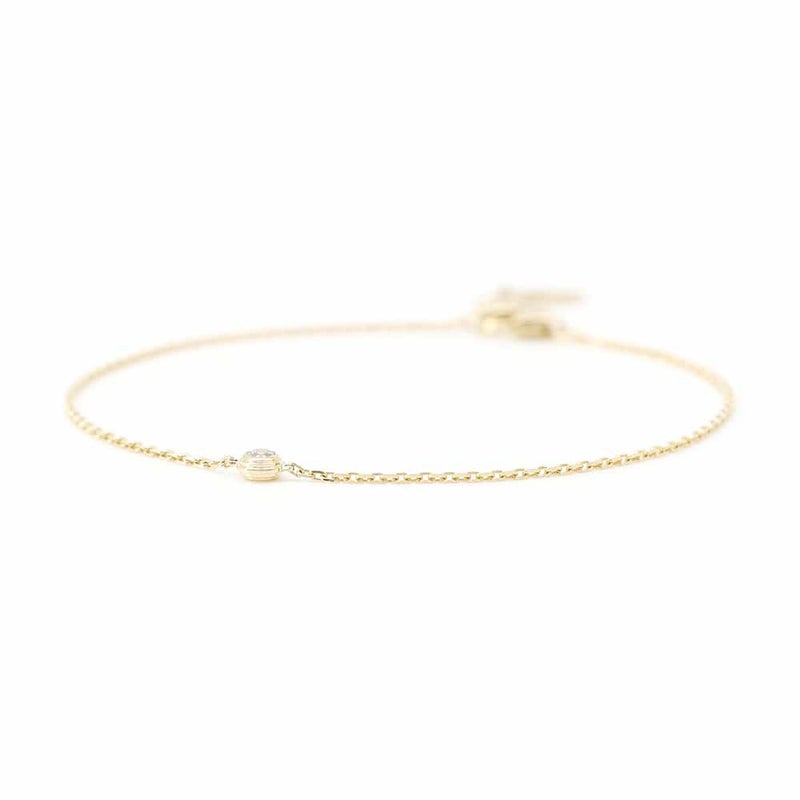 カルティエ ブレスレット ダムールXS ダイヤモンド 1P 0.04ct K18YGイエローゴールド B6045617 ジュエリー