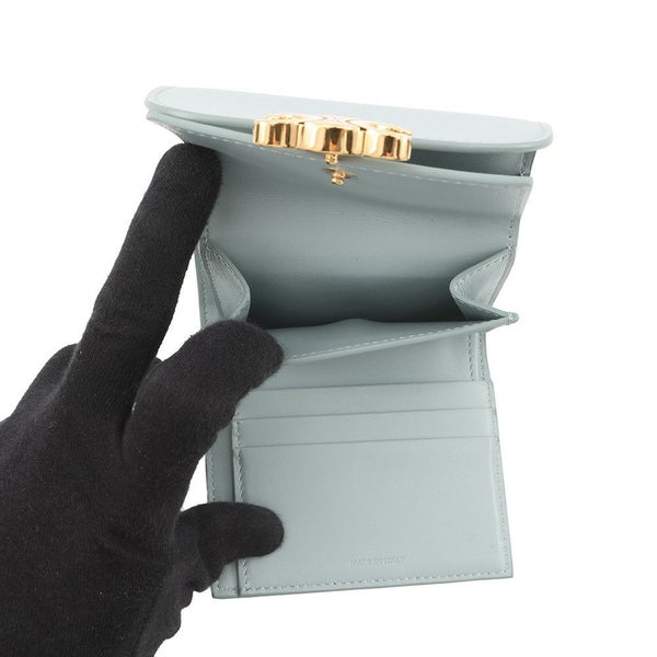 セリーヌ 三つ折り財布 トリオンフ スモール フラップウォレット 10D783DPV CELINE 財布