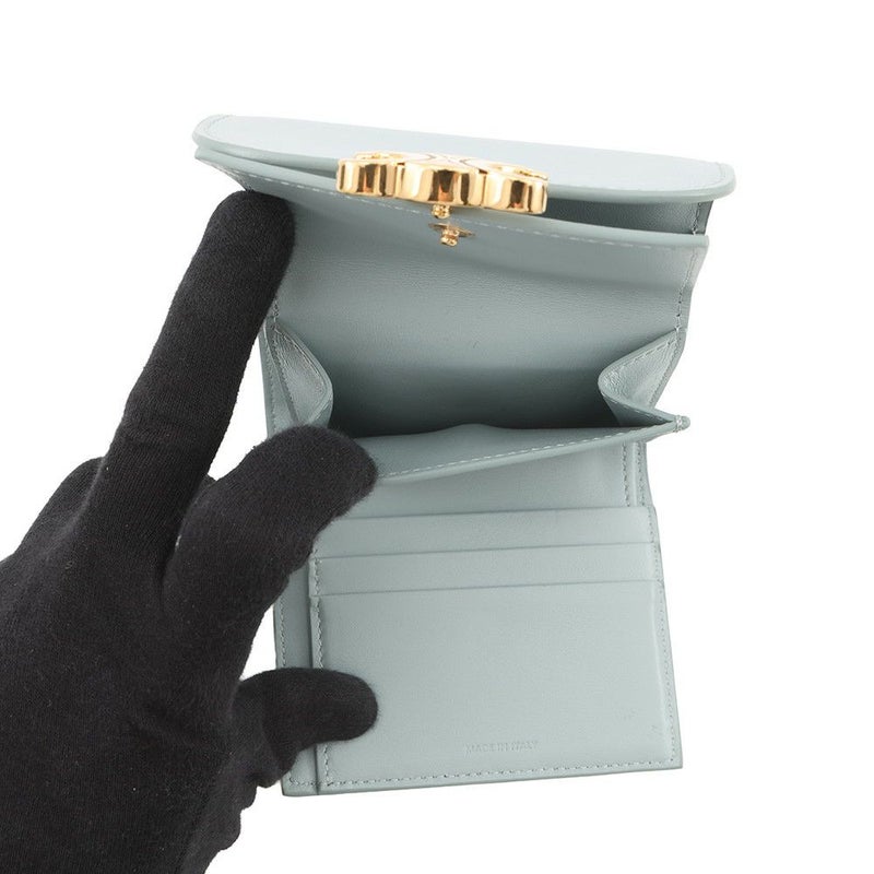 セリーヌ 三つ折り財布 トリオンフ スモール フラップウォレット 10D783DPV CELINE 財布