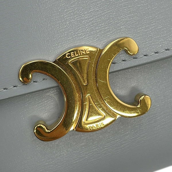 セリーヌ 三つ折り財布 トリオンフ スモール フラップウォレット 10D783DPV CELINE 財布