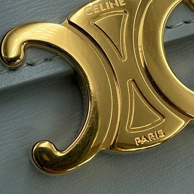 セリーヌ 三つ折り財布 トリオンフ スモール フラップウォレット 10D783DPV CELINE 財布