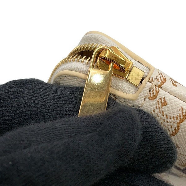 セリーヌ コインケース トリオンフ ロゴ キーリング付き コインパース PVC 10C662CA2 CELINE 小銭入れ 白