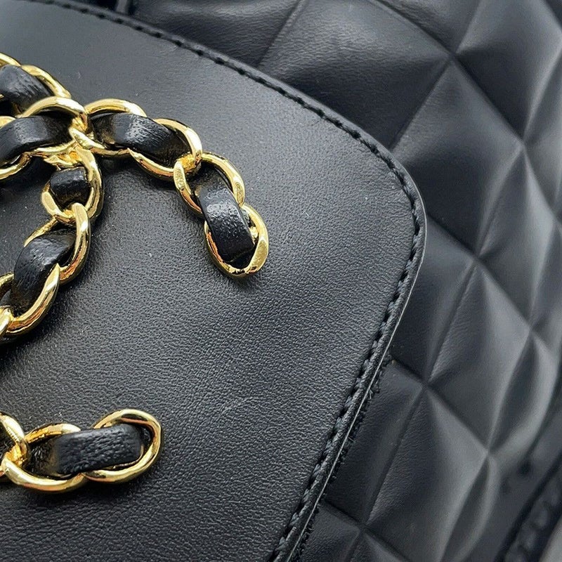 シャネル ショートブーツ マトラッセ ココマーク レースアップ レザー レディースサイズ35 G39516 CHANEL 靴 黒