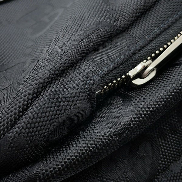 グッチ ボディバッグ  オフザグリッド GGナイロン 739376 GUCCI ウエストバッグ 黒