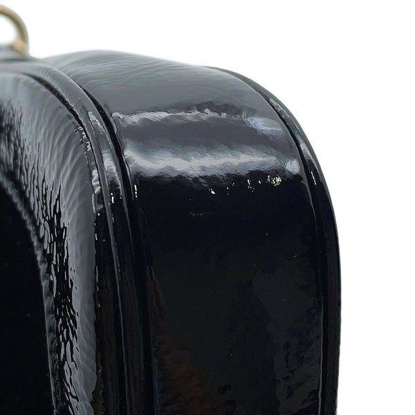 グッチ チェーンショルダーバッグ ジャッキー ミニ パテント エナメル 782889 GUCCI 黒