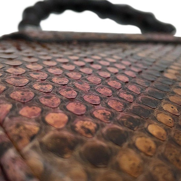 グッチ ハンドバッグ バンブー レディロック パイソン 353522 GUCCI 2way ショルダーバッグ