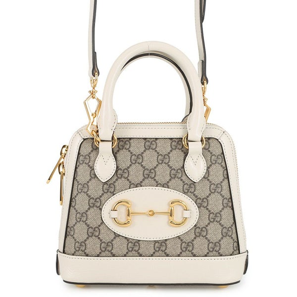 グッチ ショルダーバッグ ホースビット ミニ GGスプリーム/レザー 640716 GUCCI バッグ 2way ハンドバッグ