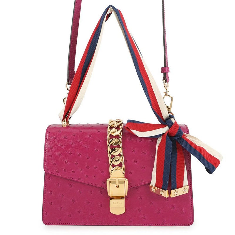 グッチ ショルダーバッグ シルヴィ スモール リボン 524405 GUCCI ハンドバッグ スター