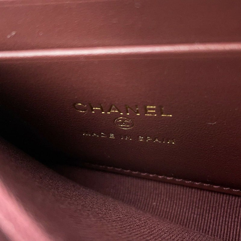 シャネル コインケース マトラッセ ココマーク キャビアスキン L字ファスナー AP3999 財布 カードケース 黒