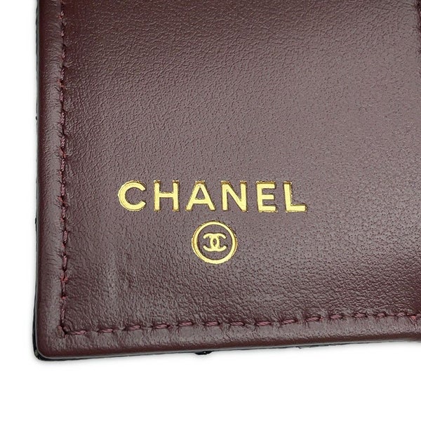 シャネル 三つ折り財布 マトラッセ ココマーク クラシック スモール フラップ ウォレット キャビアスキン AP0230 CHANEL 財布 黒