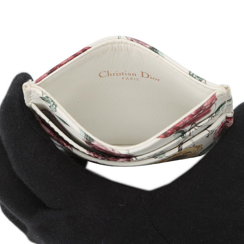 クリスチャン・ディオール カードケース カロ フラワー Christian Dior 財布