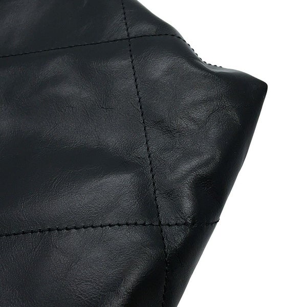 シャネル ハンドバッグ シャネル22 ミディアム シャイニーカーフレザー AS3261 CHANEL バッグ ショルダーバッグ 黒
