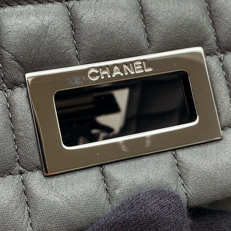 シャネル チェーンショルダーバッグ ココマーク チョコバー ダブルチェーン ラムスキン A92550 CHANEL
