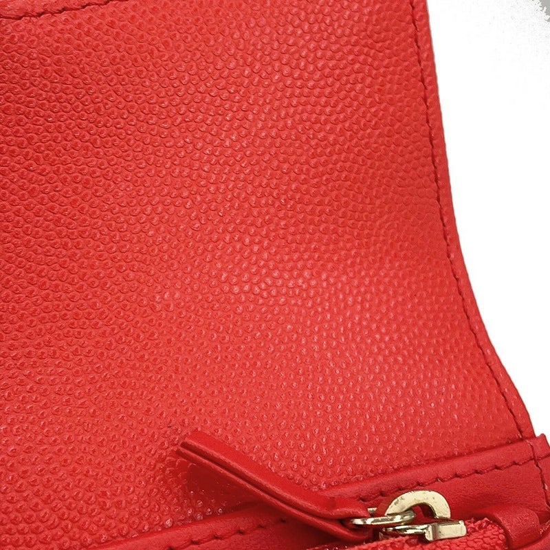 シャネル 三つ折り財布 マトラッセ ココマーク ミディアム フラップウォレット キャビアスキン A84341 CHANEL