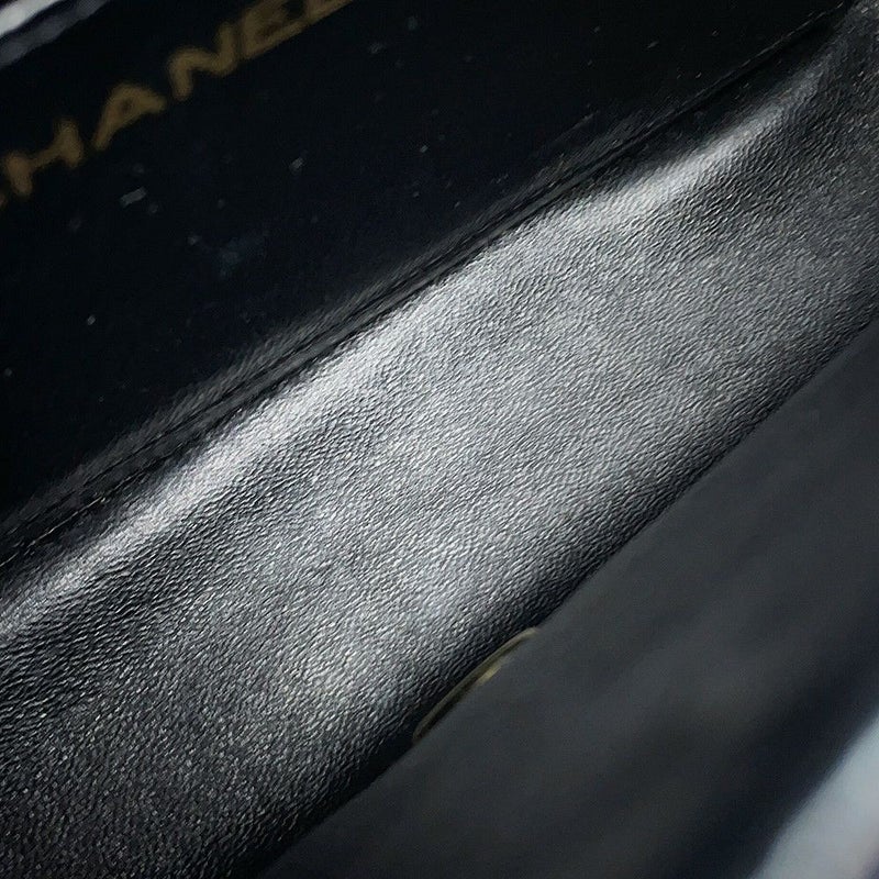 シャネル チェーンショルダーバッグ マトラッセ25 ココマーク ダイアナ キャビアスキン A01165 CHANEL 黒