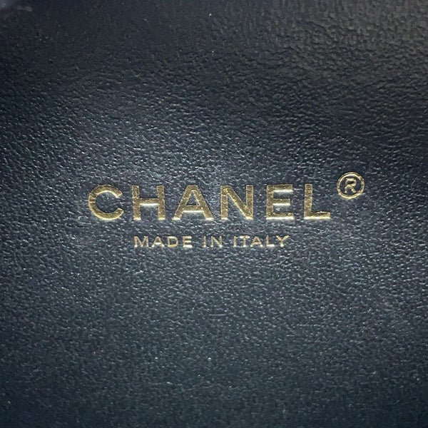 シャネル チェーンショルダーバッグ CCフィリグリー バニティバッグ キャビアスキン A93343 CHANEL 黒