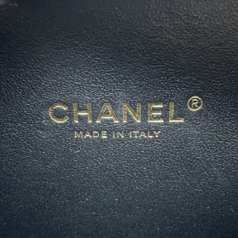 シャネル チェーンショルダーバッグ CCフィリグリー バニティバッグ キャビアスキン A93343 CHANEL 黒