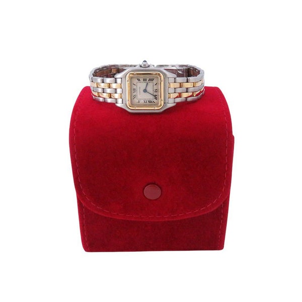 カルティエ パンテール 2ロウ SM W25029B6 SS/K18イエローゴールド Cartier 腕時計 アイボリー文字盤 クォーツ