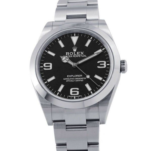 ロレックス エクスプローラー1 ランダムシリアル ルーレット 214270 ROLEX 腕時計 黒文字盤