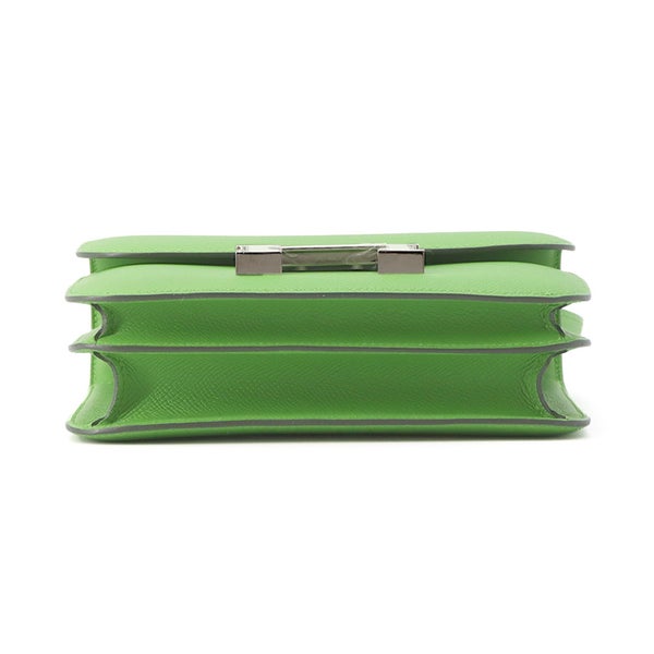 エルメス ミニ コンスタンス3 ミロワール ヴェールユッカ/シルバー金具/ホワイトラッカー金具 エプソン W刻印