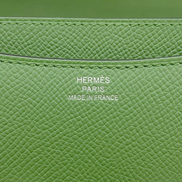 エルメス ミニ コンスタンス3 ミロワール ヴェールユッカ/シルバー金具/ホワイトラッカー金具 エプソン W刻印