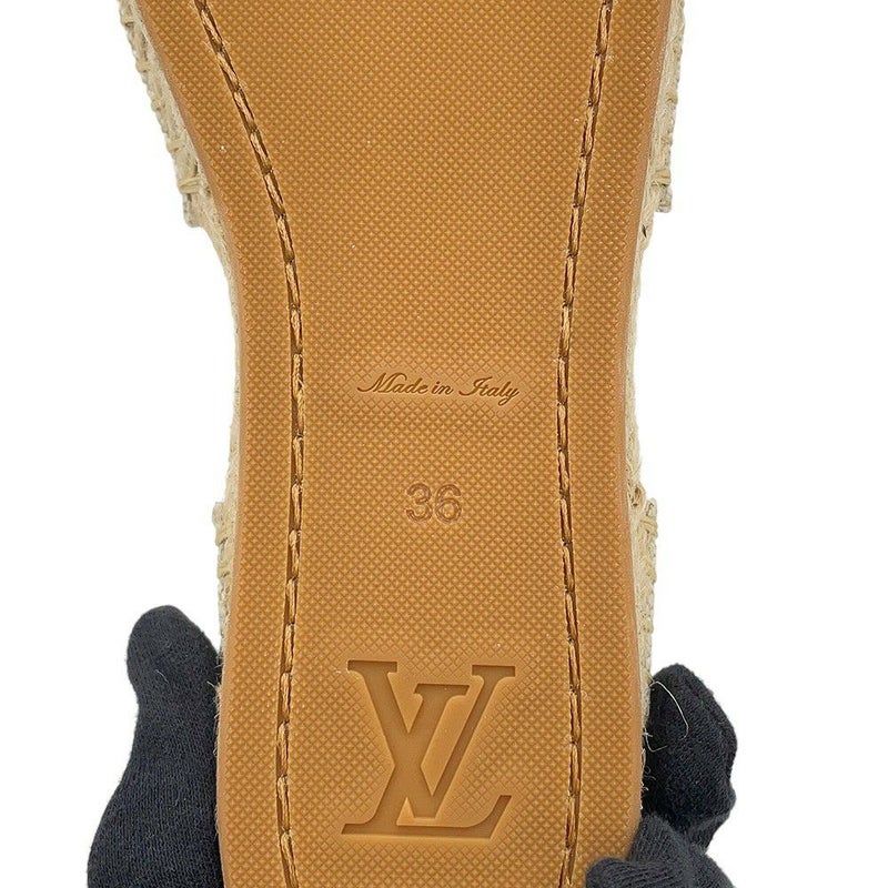 ルイヴィトン サンダル モノグラム スターボード・ライン ローファー サンダル レディースサイズ36 LOUIS VUITTON 靴