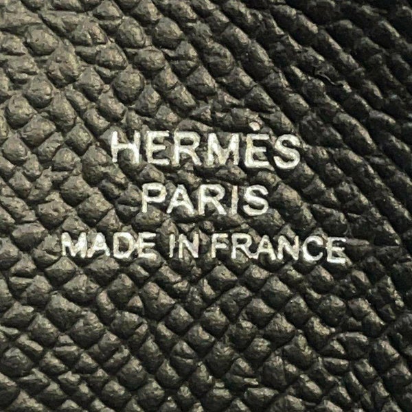 エルメス ショルダーウォレット ナップ トゥーゴー ブラック/シルバー金具 エプソン W刻印 黒