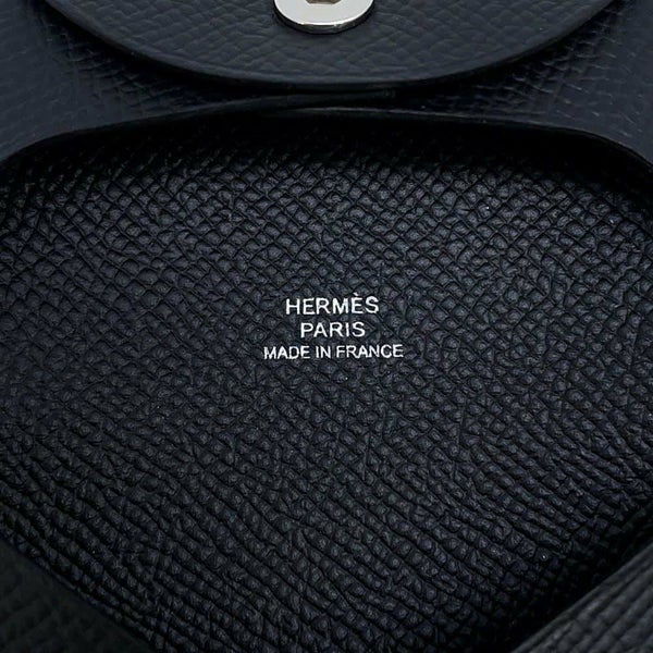 エルメス コインケース バスティア ブラック エプソン W刻印 HERMES 財布 黒