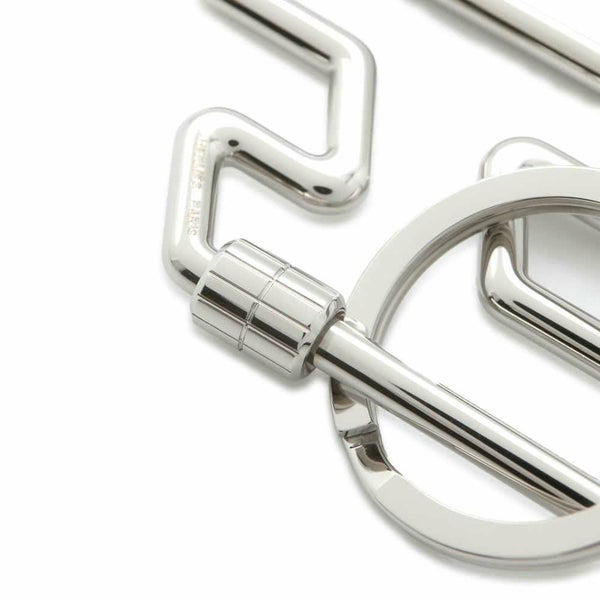 エルメス キーホルダー H・トゥ・スピード シルバー金具 HERMES キーリング