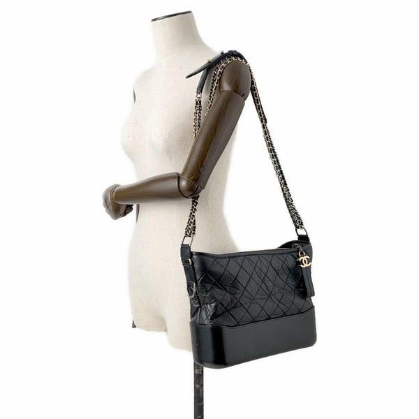 シャネル チェーンショルダーバッグ ガブリエル ドゥ ホーボー A93824 CHANEL 2WAYバッグ 黒