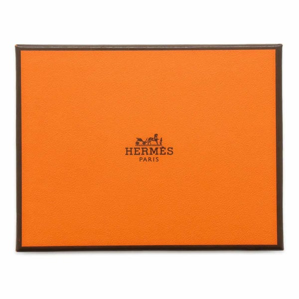 エルメス カルメン トリコロール ライム/クレ/ヴェールフィズ/シルバー金具 ラムスキン B刻印