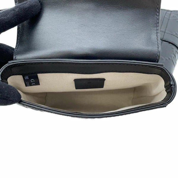 グッチ ボディバッグ GGエンボス 631339 GUCCI バッグ ウエストバッグ ウエストボーチ  黒