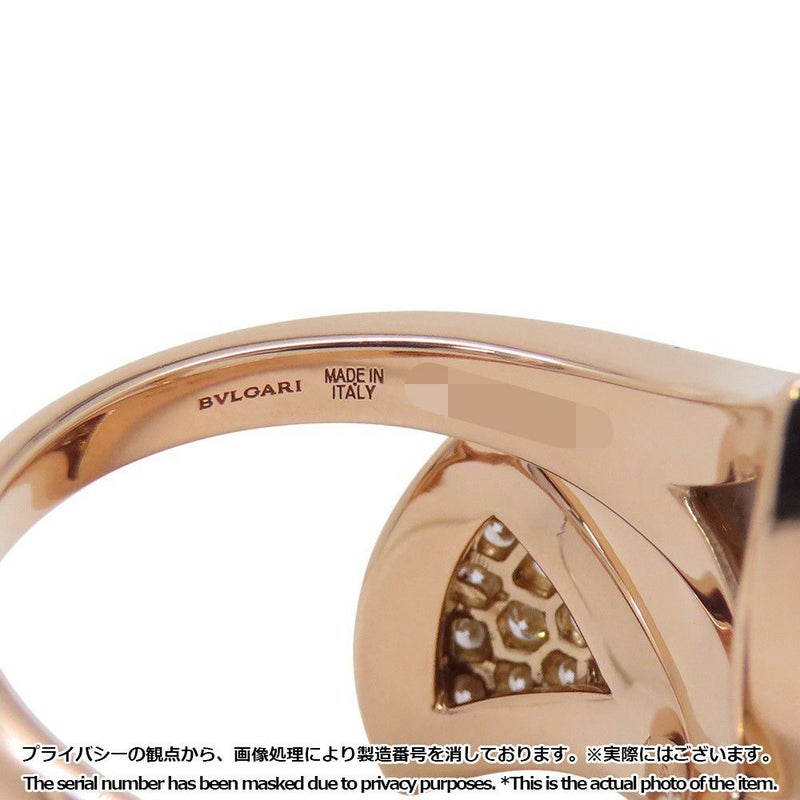 ブルガリ リング ディーヴァ ドリーム リング ダイヤモンド/マザーオブパール K18PGピンクゴールド サイズ約12号 BVLGARI 指輪