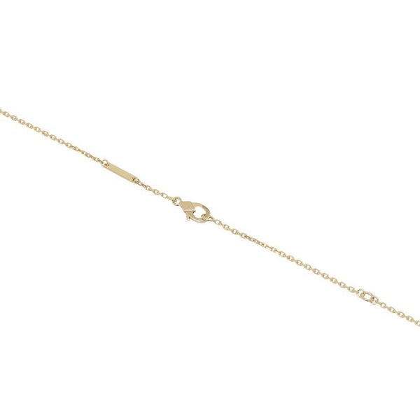 ヴァンクリーフ&アーペル ネックレス ヴィンテージ アルハンブラ ペンダント ブルーアゲート K18YGイエローゴールド VCARP9SY00