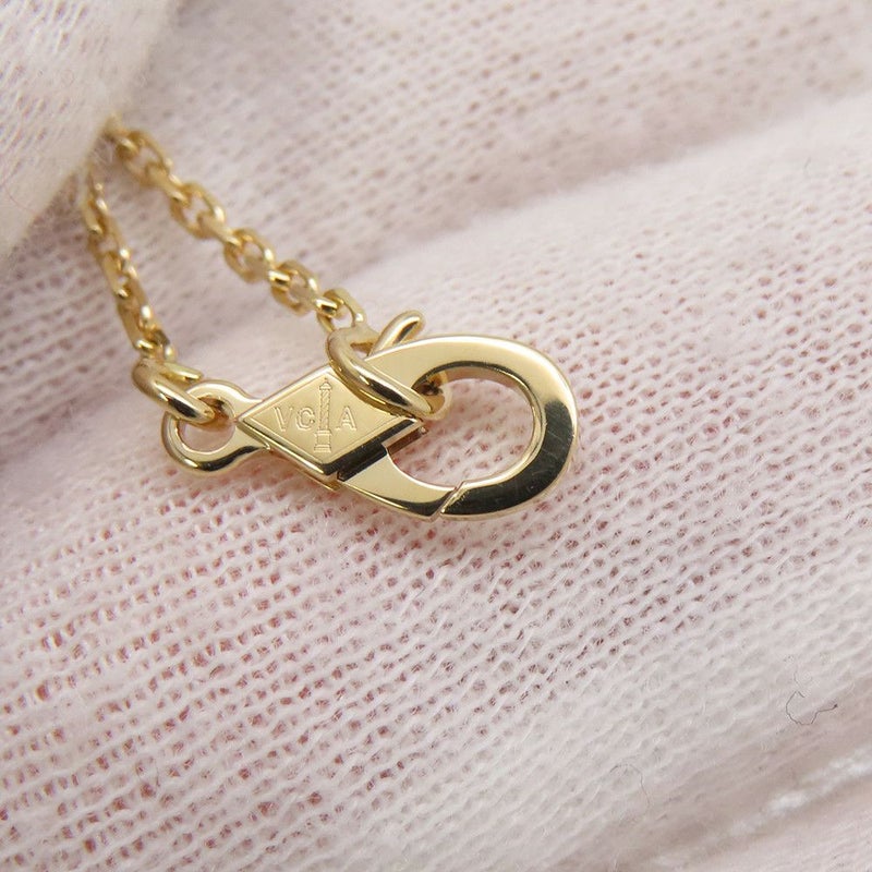 ヴァンクリーフ&アーペル ネックレス ヴィンテージ アルハンブラ ペンダント ブルーアゲート K18YGイエローゴールド VCARP9SY00