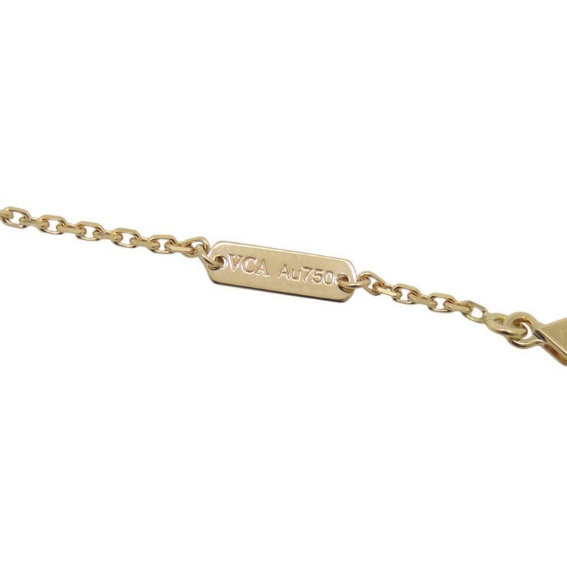 ヴァンクリーフ&アーペル ネックレス ヴィンテージ アルハンブラ ペンダント ブルーアゲート K18YGイエローゴールド VCARP9SY00