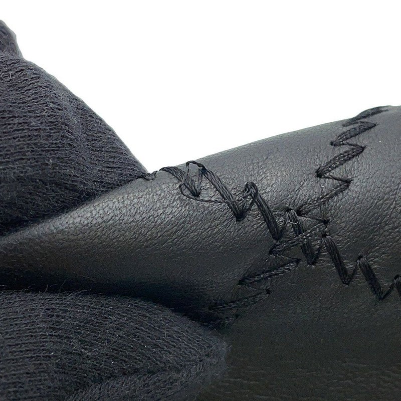 シャネル チェーンショルダーバッグ マトラッセ ココマーク ウルトラステッチ ダブルチェーン レザー CHANEL A50853 黒