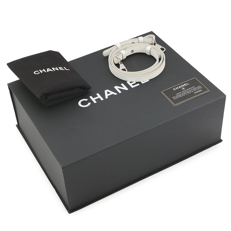 シャネル ハンドバッグ ココマーク ネオエグゼクティブ Neo Executive スモール A69929 CHANEL 2way 白