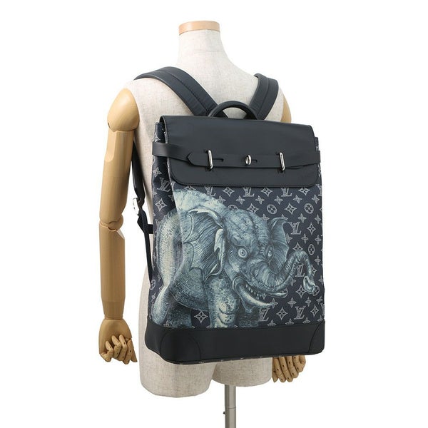 ルイヴィトン リュック モノグラム・サバンナ スティーマー バックパック M54126 LOUIS VUITTON ネイビー