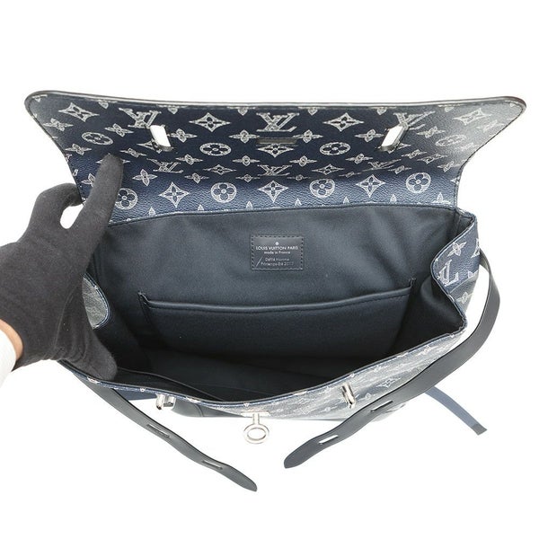 ルイヴィトン リュック モノグラム・サバンナ スティーマー バックパック M54126 LOUIS VUITTON ネイビー