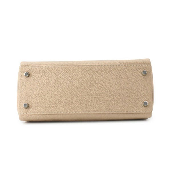 エルメス ハンドバッグ ケリー28 内縫い トレンチ/シルバー金具 トリヨンクレマンス Z刻印 2wayショルダー