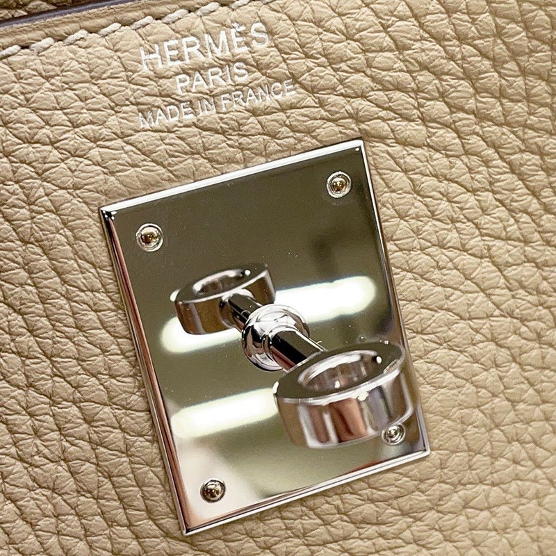 エルメス ハンドバッグ ケリー28 内縫い トレンチ/シルバー金具 トリヨンクレマンス Z刻印 2wayショルダー