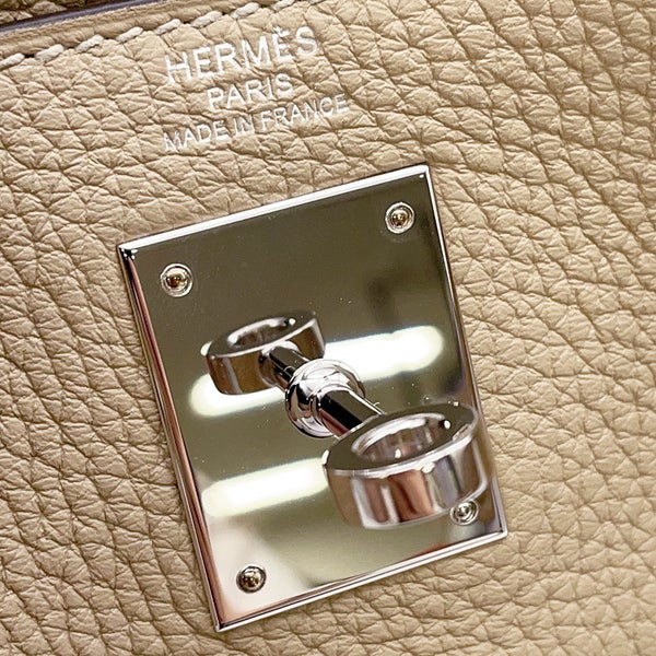 エルメス ハンドバッグ ケリー28 内縫い トレンチ/シルバー金具 トリヨンクレマンス Z刻印 2wayショルダー