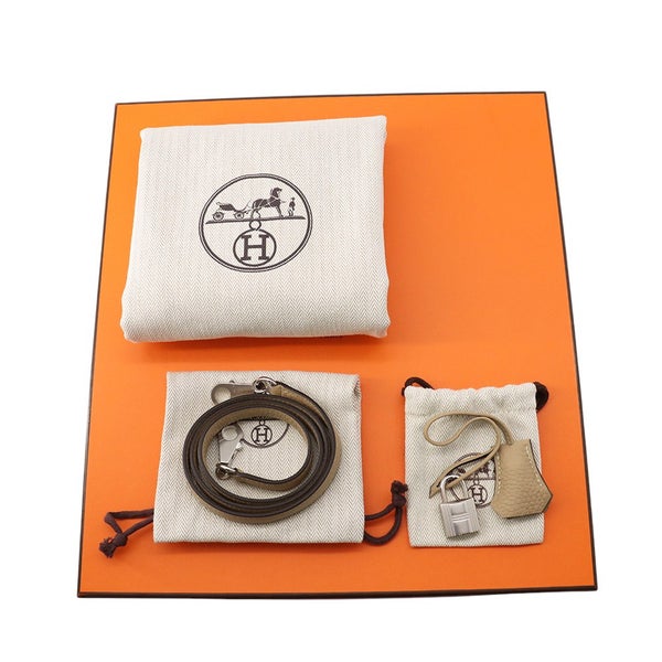 エルメス ハンドバッグ ケリー28 内縫い トレンチ/シルバー金具 トリヨンクレマンス Z刻印 2wayショルダー