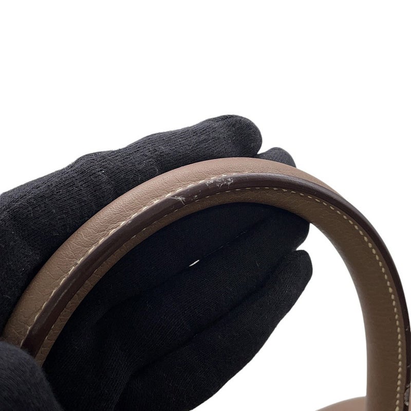 エルメス ハンドバッグ バーキン50 エトゥープ/シルバー金具 トリヨンクレマンス □I刻印 HERMES バッグ