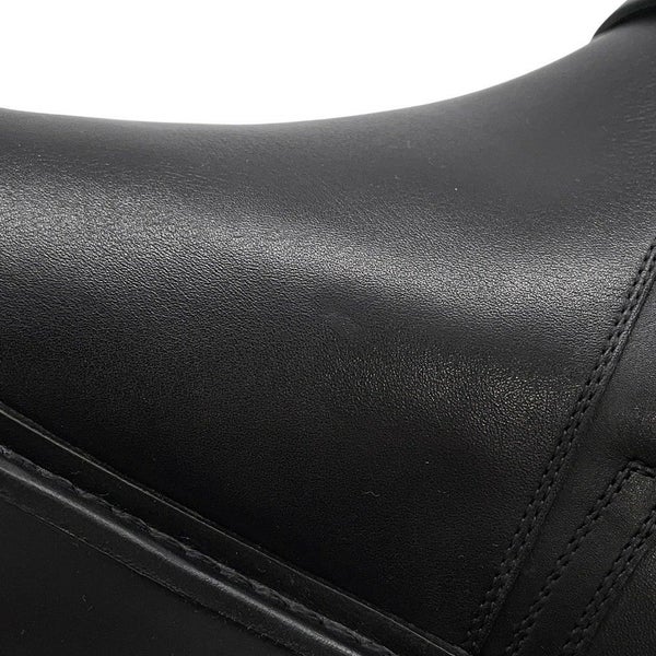 エルメス ショートブーツ ジェフ レザー メンズサイズ41 HERMES 靴 黒